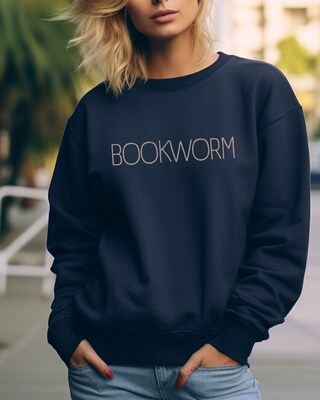 Bookworm Sweatshirt, Bookish Sweatshirt, Book Club Gift, Bookworm Sweater, Book Club Sweatshirt, Book Sweatshirt, Book Lover, Book Crewneck - image6
